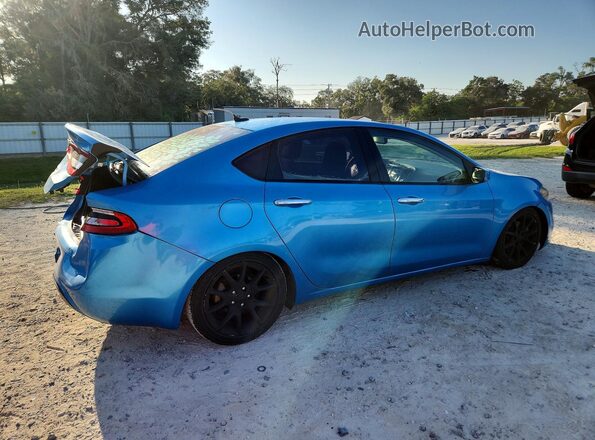 1C3CDFFA0GD817383 2016 DODGE DART Blue Trasero derecho