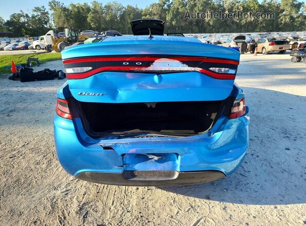 1C3CDFFA0GD817383 2016 DODGE DART Blue Vista trasera