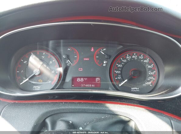 1C3CDFFA2GD821886 2016 DODGE DART Red Вид задніх сидінь