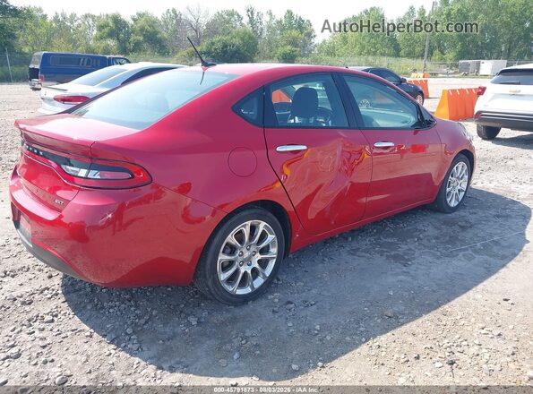 1C3CDFFA2GD821886 2016 DODGE DART Red Задня права чверть