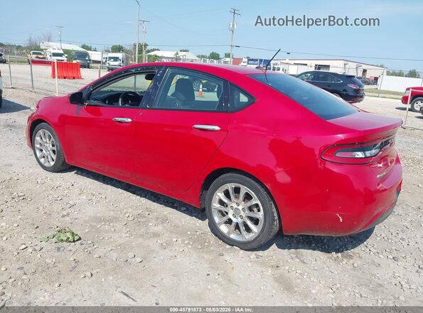 1C3CDFFA2GD821886 2016 DODGE DART Red Задня ліва чверть