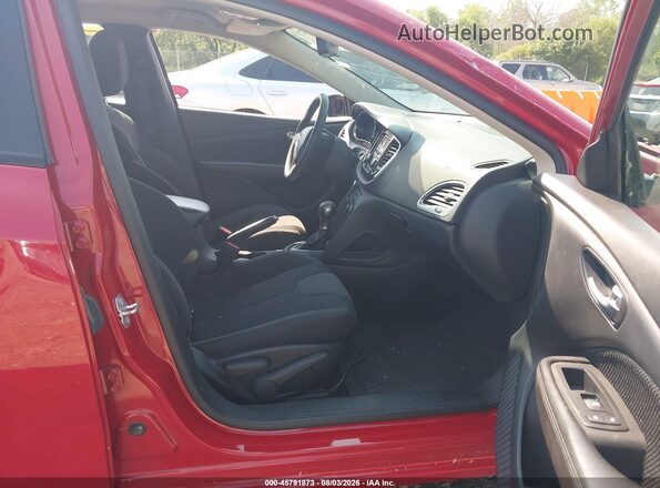 1C3CDFFA2GD821886 2016 DODGE DART Red Вид салону спереду