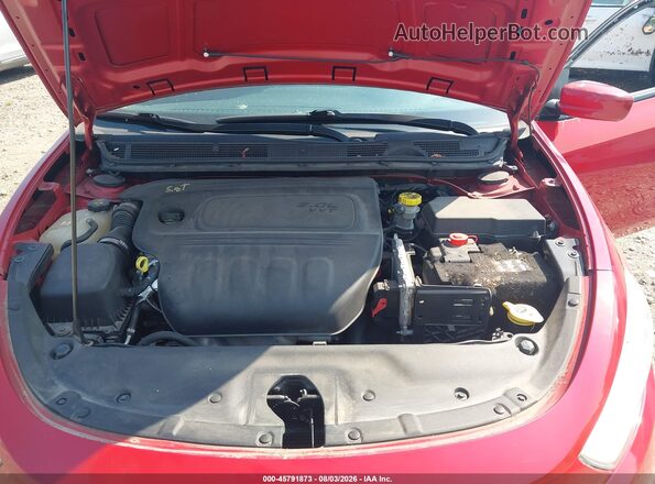1C3CDFFA2GD821886 2016 DODGE DART Red Вид ззаду