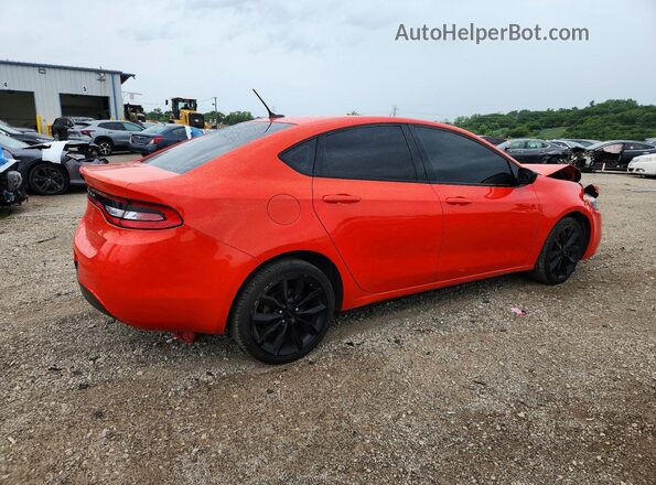 1C3CDFFA3GD803400 2016 DODGE DART Orange Trasero derecho