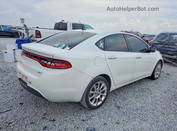1C3CDFFA4GD821842 2016 DODGE DART White Trasero derecho