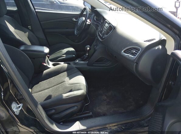 1C3CDFFA6GD804184 2016 DODGE DART Черный Вид салона спереди