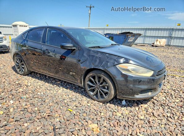 1C3CDFFA9GD820105 2016 DODGE DART Black წინა მარჯვენა