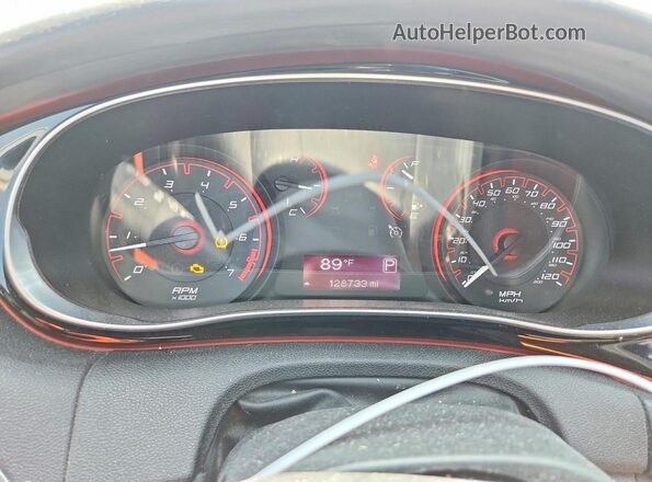 1C3CDFFA9GD820105 2016 DODGE DART Black ხელსაწყოთა პანელის ხედი