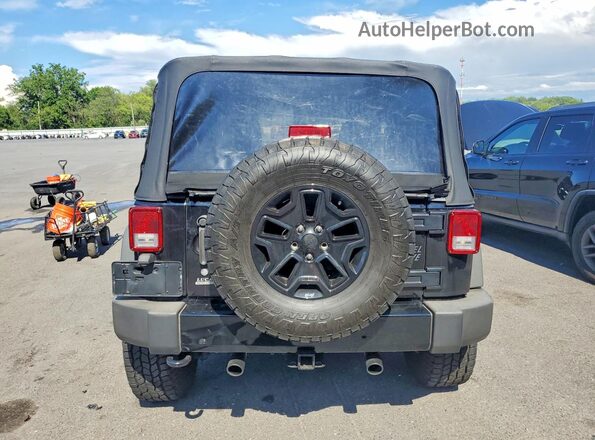 1C4AJWAG0GL309475 2016 JEEP WRANGLER Black უკანა ხედი