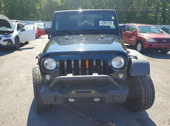 1C4AJWAG0GL309475 2016 JEEP WRANGLER Black წინა ხედი