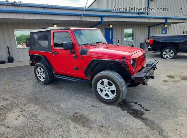 1C4AJWAG1GL106742 2016 JEEP WRANGLER Red Przód prawy