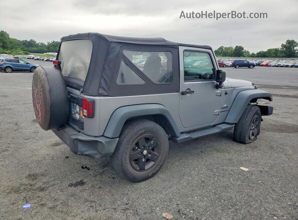 1C4AJWAG5GL130817 2016 JEEP WRANGLER Серый Задняя правая четверть