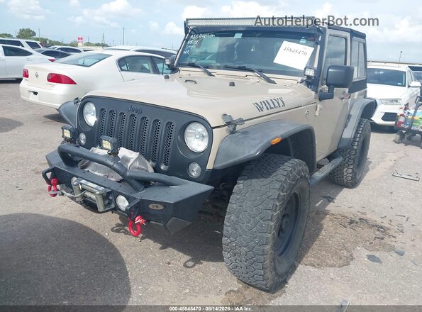 1C4AJWAG5GL317121 2016 JEEP WRANGLER Gold Przód lewy