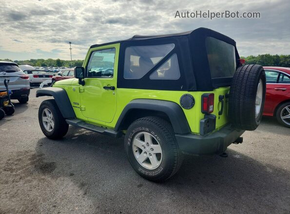 1C4AJWAG6GL343159 2016 JEEP WRANGLER Green Հետևի ձախ