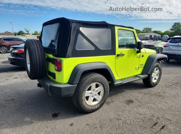 1C4AJWAG6GL343159 2016 JEEP WRANGLER Green Հետևի աջ