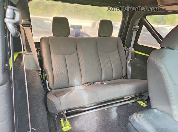 1C4AJWAG6GL343159 2016 JEEP WRANGLER Green Հետևի նստատեղերի տեսք
