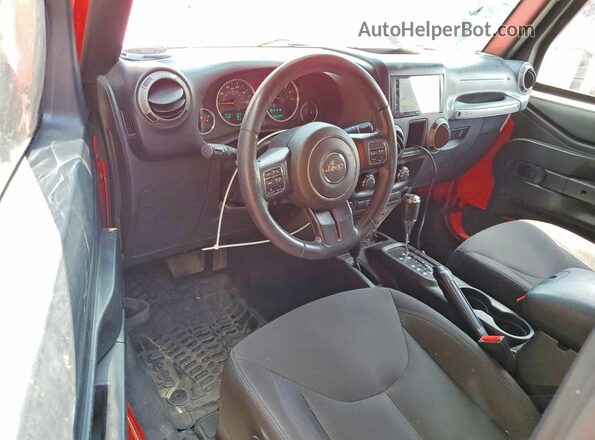 1C4AJWAG8HL613722 2017 JEEP WRANGLER Red Вид панелі приладів