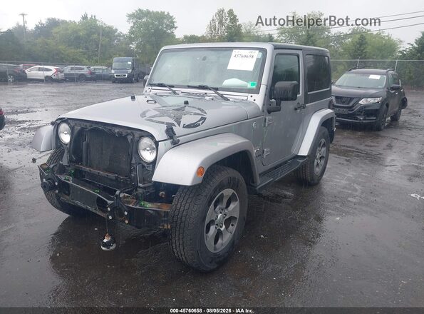 1C4AJWBG5GL120125 2016 JEEP WRANGLER Silver Առջևի ձախ երեք քառորդ տեսարան