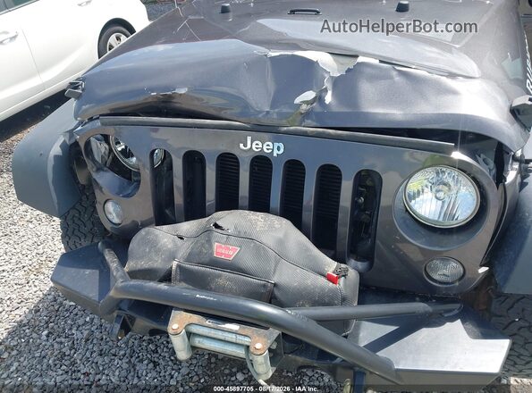 1C4BJWCG7GL225798 2016 JEEP WRANGLER Серый Вид спереди
