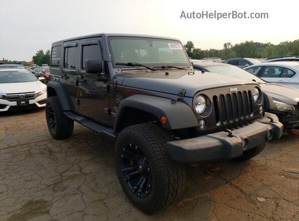 1C4BJWDG0GL190228 2016 JEEP WRANGLER Charcoal Передня права чверть