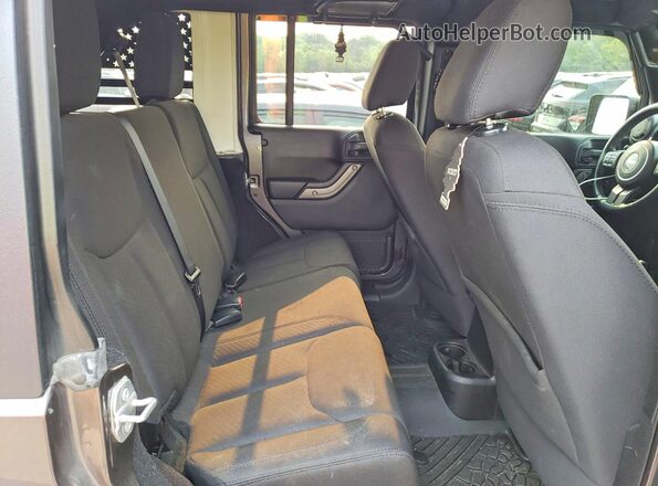 1C4BJWDG0GL190228 2016 JEEP WRANGLER Charcoal Вид задніх сидінь