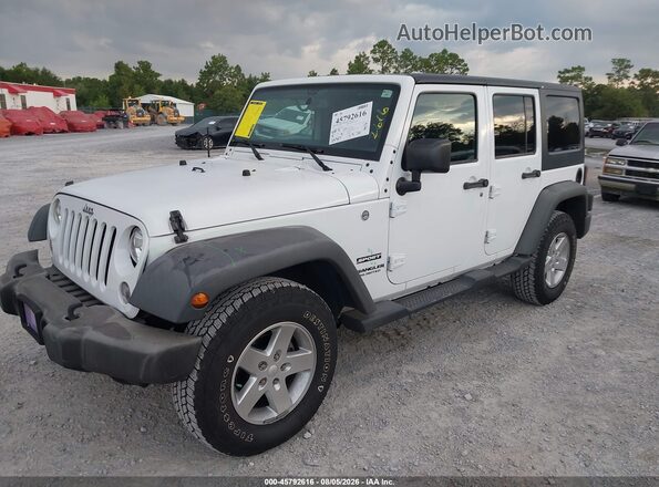 1C4BJWDG0GL196983 2016 JEEP WRANGLER UNLIMITED White Front left