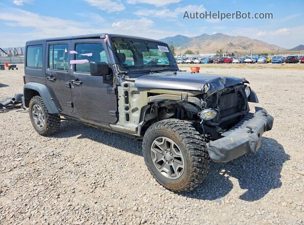 1C4BJWDG0GL312151 2016 JEEP WRANGLER Серый Передняя правая четверть