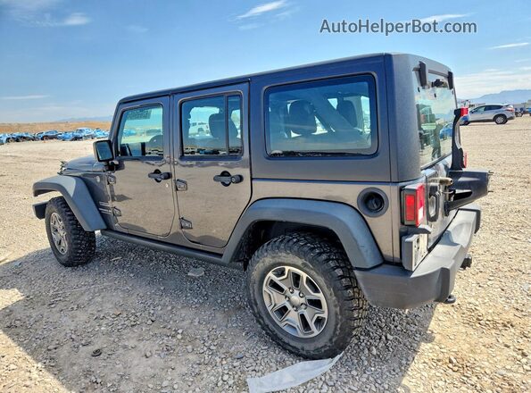 1C4BJWDG0GL312151 2016 JEEP WRANGLER Серый Задняя левая четверть