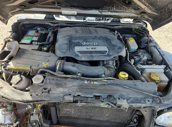 1C4BJWDG0GL312151 2016 JEEP WRANGLER Серый Вид задней части салона