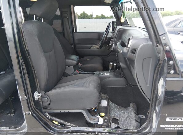 1C4BJWDG1GL118549 2016 JEEP WRANGLER UNLIMITED Black წინა სალონის ხედი