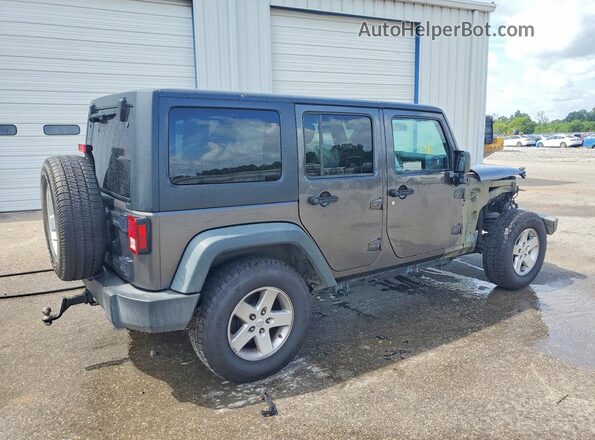1C4BJWDG1GL209174 2016 JEEP WRANGLER Gray Rear right