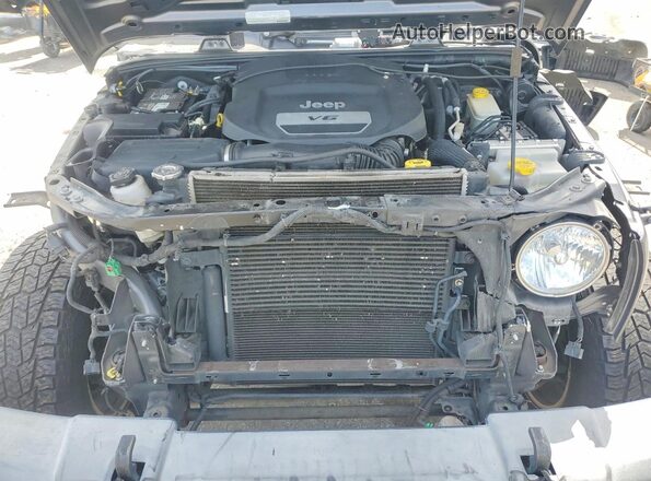 1C4BJWDG1GL209174 2016 JEEP WRANGLER Gray Engine compartment view