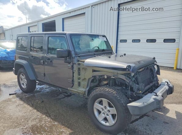 1C4BJWDG1GL209174 2016 JEEP WRANGLER Gray Front right
