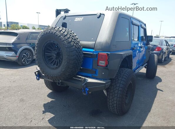 1C4BJWDG1GL215315 2016 JEEP WRANGLER UNLIMITED Blue Հետևի աջ