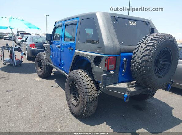 1C4BJWDG1GL215315 2016 JEEP WRANGLER UNLIMITED Blue Հետևի ձախ