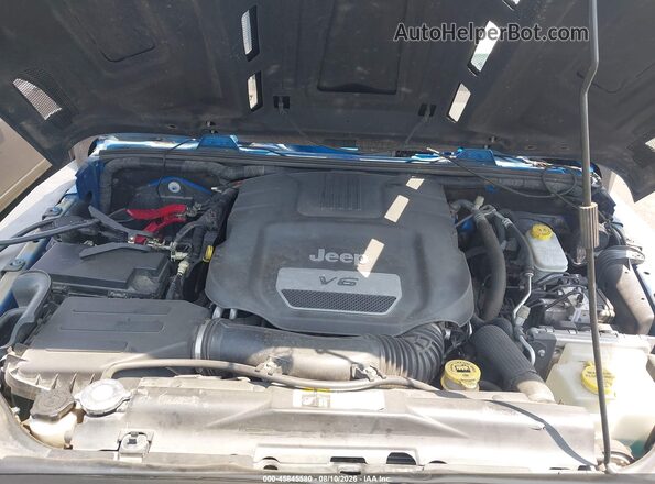 1C4BJWDG1GL215315 2016 JEEP WRANGLER UNLIMITED Blue Հետևի տեսք