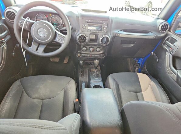 1C4BJWDG1GL270928 2016 JEEP WRANGLER Blue Vista del salpicadero