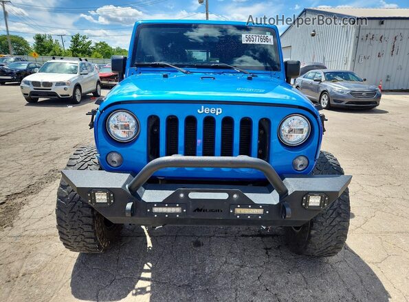 1C4BJWDG1GL270928 2016 JEEP WRANGLER Blue Vista frontal