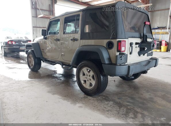 1C4BJWDG1JL812021 2018 JEEP WRANGLER Желто-коричневый Задняя левая четверть