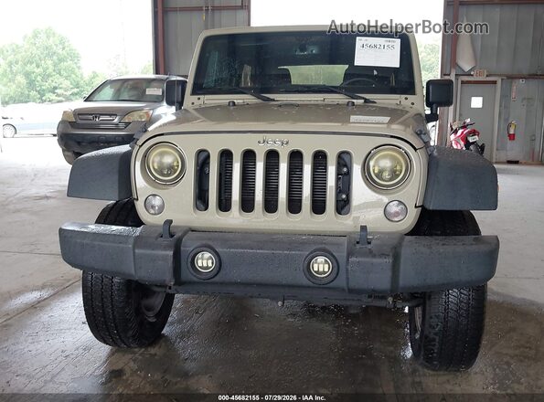 1C4BJWDG1JL812021 2018 JEEP WRANGLER Желто-коричневый Вид спереди