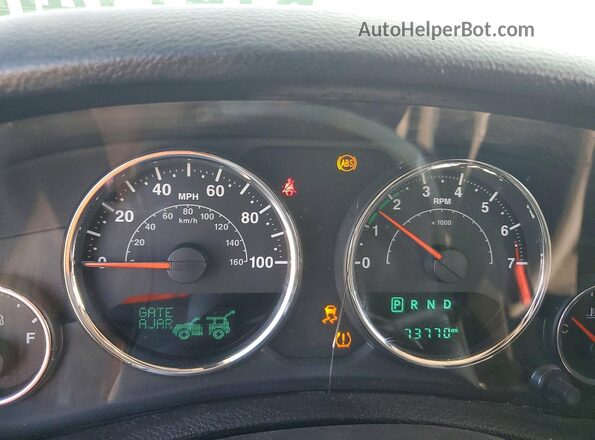 1C4BJWDG2GL115322 2016 JEEP WRANGLER Black Вид щитка приладів