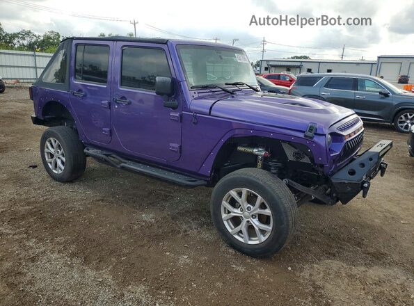 1C4BJWDG2HL715260 2017 JEEP WRANGLER Purple Przód prawy