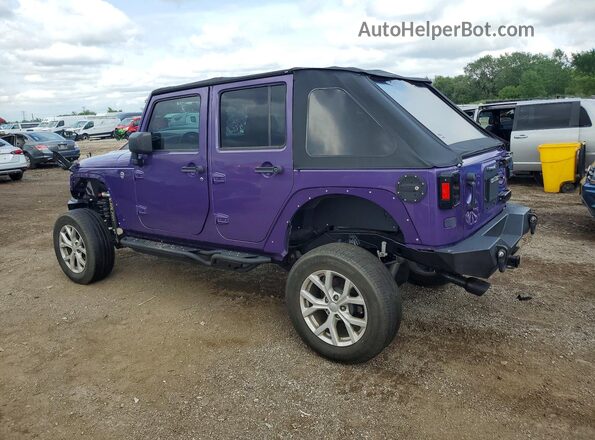 1C4BJWDG2HL715260 2017 JEEP WRANGLER Purple Tył lewy