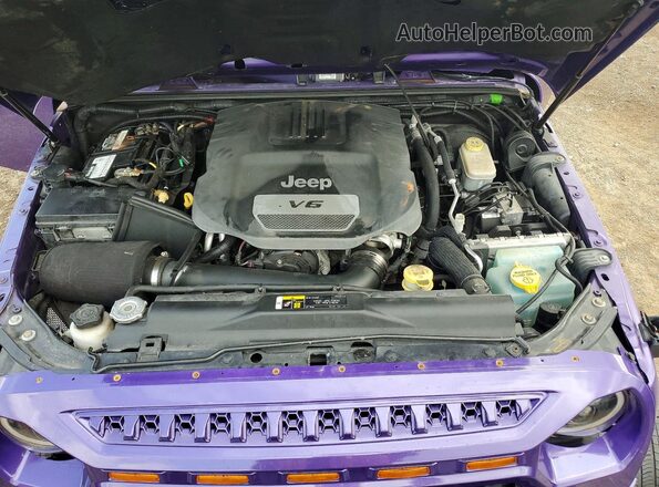 1C4BJWDG2HL715260 2017 JEEP WRANGLER Purple Widok komory silnika