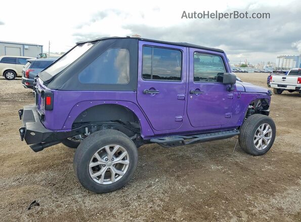 1C4BJWDG2HL715260 2017 JEEP WRANGLER Purple Tył prawy