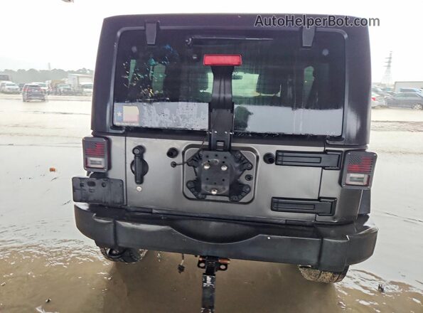 1C4BJWDG2JL861857 2018 JEEP WRANGLER Gray უკანა ხედი