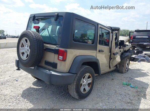1C4BJWDG2JL879291 2018 JEEP WRANGLER Brown Tył prawy