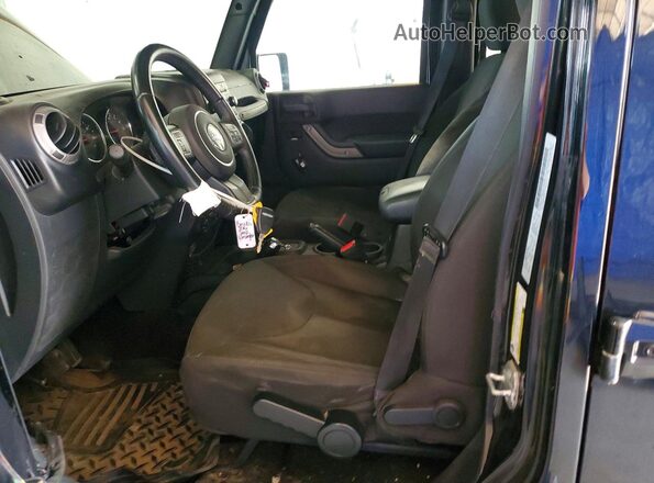 1C4BJWDG3GL101512 2016 JEEP WRANGLER Black Front interior view