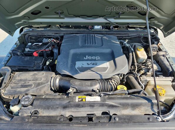 1C4BJWDG3GL105981 2016 JEEP WRANGLER Green Widok wnętrza z tyłu