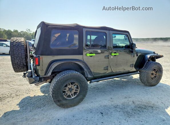 1C4BJWDG3GL105981 2016 JEEP WRANGLER Green Tył prawy